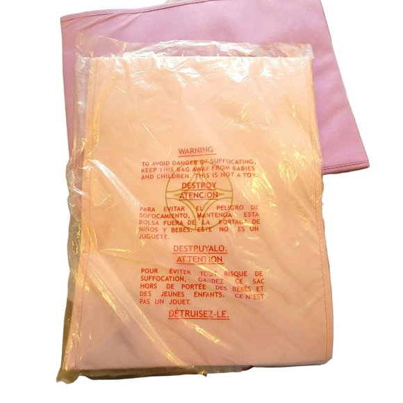 JM Purple and Pink Soft Sided Handled Reusable Bags Collapsible Dh351 - Picture 8 of 8